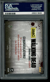 2016 The Walking Dead S4 Autograph Brighton Sharbino Lizzie Auto PSA 10